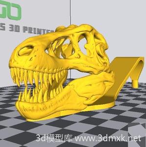 霸王龙凉拖鞋3d打印模型下载