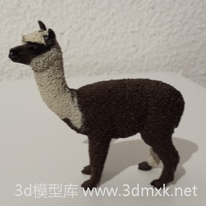 草泥马羊驼3d模型素材免费下载