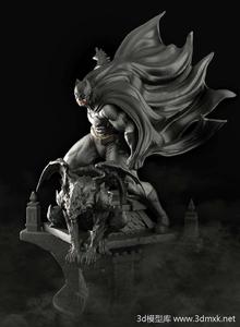 暗黑骑士蝙蝠侠场景手办3d打印模型素材下载