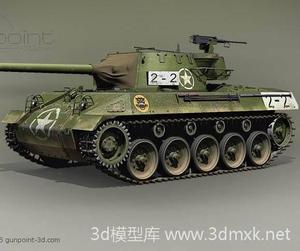 苏联t-26轻型坦克3d模型文件下载