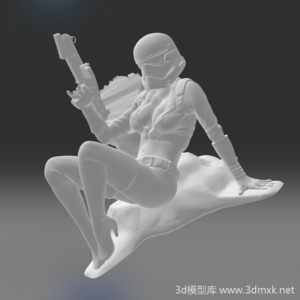 女星级战警人物手办3d模型下载