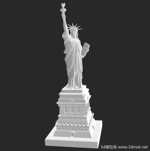 自由女神3d打印模型免费下载
