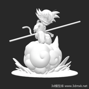 龙珠悟空儿童版3d打印模型下载