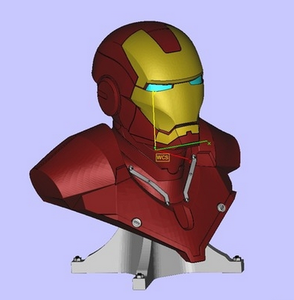 钢铁侠胸像3d模型素材
