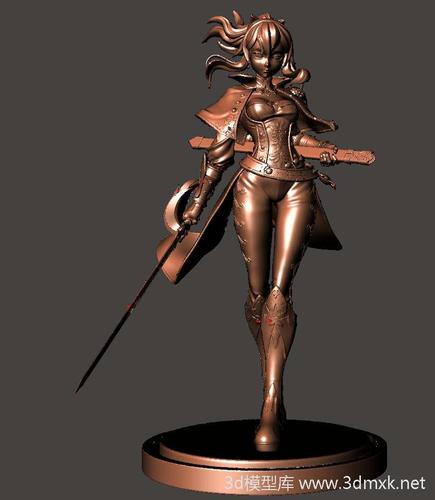 原神琴提剑版3d打印模型素材