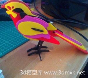 可爱的小鸟3d打印模型免费下载stl组装素材