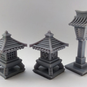 《 K.O.小拳王》游戏道具日本复古路灯3D打印模型免费下载