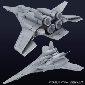 VF-7战斗机3d打印模型
