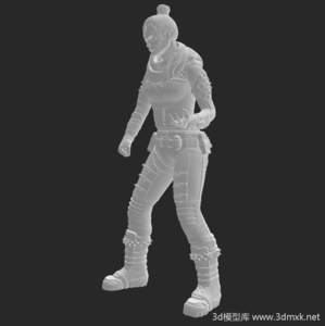 LOL英雄联盟人物沙漠幽灵派克3d打印模型下载