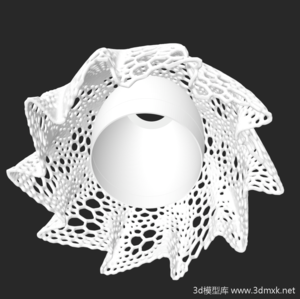 多边形镂空灯罩3d打印模型下载