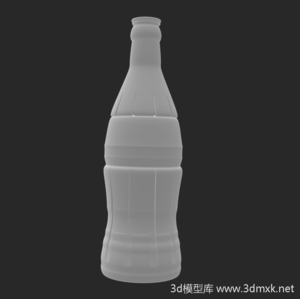 椰汁可乐饮料瓶3d模型下载STL格式文件