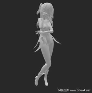 原神游戏人物性感女孩3D模型下载STL图纸