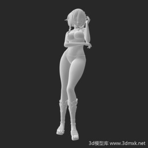 日漫动漫美女3d模型下载