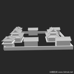 城隍庙3d打印模型下载